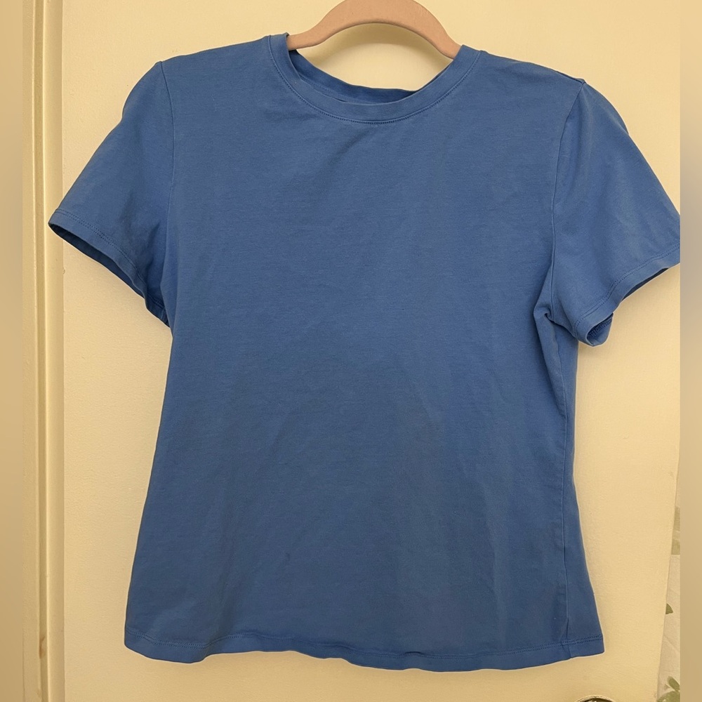 A New Day Women's Blue Short Sleeve Tee